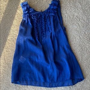 BCBG Blue tank, size S